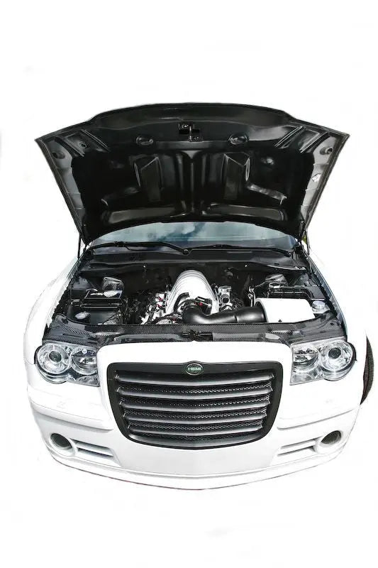 Blackops Autoworks 2005-2010 Chrysler 300 Carbon Fiber Challenger Style Hood W/Mad Eyes