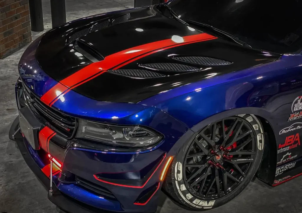 Blackops Autoworks 2015-2023 Dodge Charger Carbon Fiber Sniper 3.0 Hood