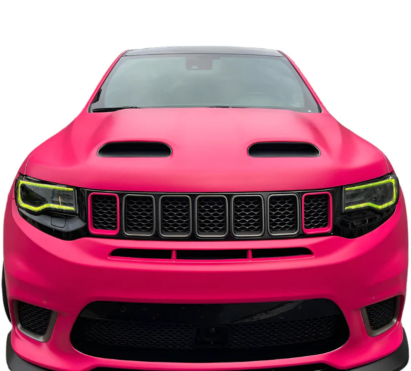 Blackops Autoworks 2011-2021 Jeep Grand Cherokee Carbon Fiber Red Eye Hood