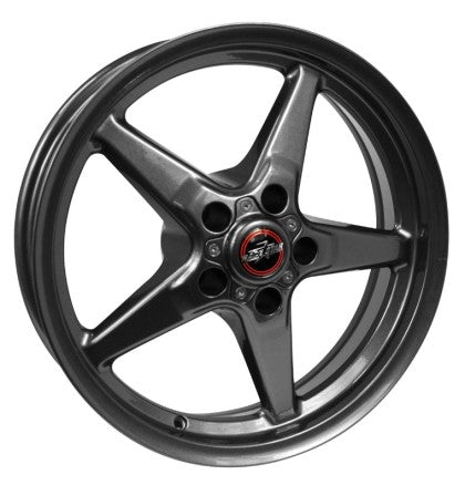 5x115 Race Star 92 Drag Star Bracket Racer Wheels (Metallic Gray)