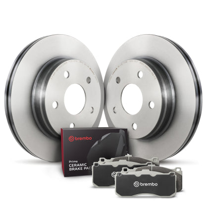 (05-14 Chrysler/Dodge SRT8)(15-20 Dodge SRT/392) Brembo Disc Brake Pad and Rotor Kit- Front (360mm) (Ceramic)
