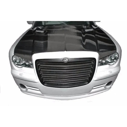 Blackops Autoworks 2005-2010 Chrysler 300 Carbon Fiber Challenger Style Hood W/Mad Eyes