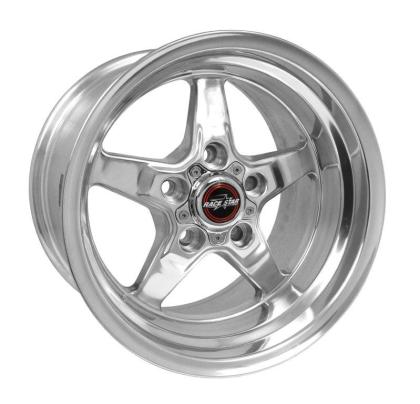5x115 Race Star 92 Drag Star Bracket Racer Wheels (Polished)